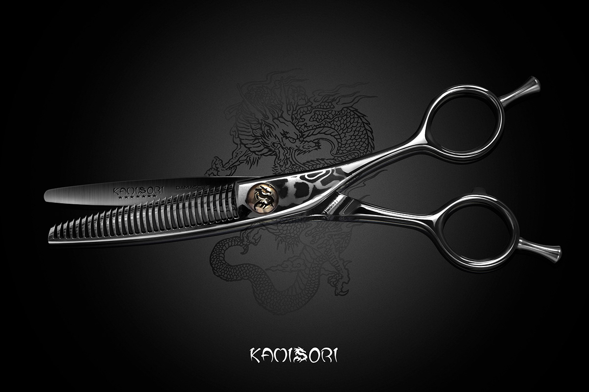 japanese samurai scissors luxury