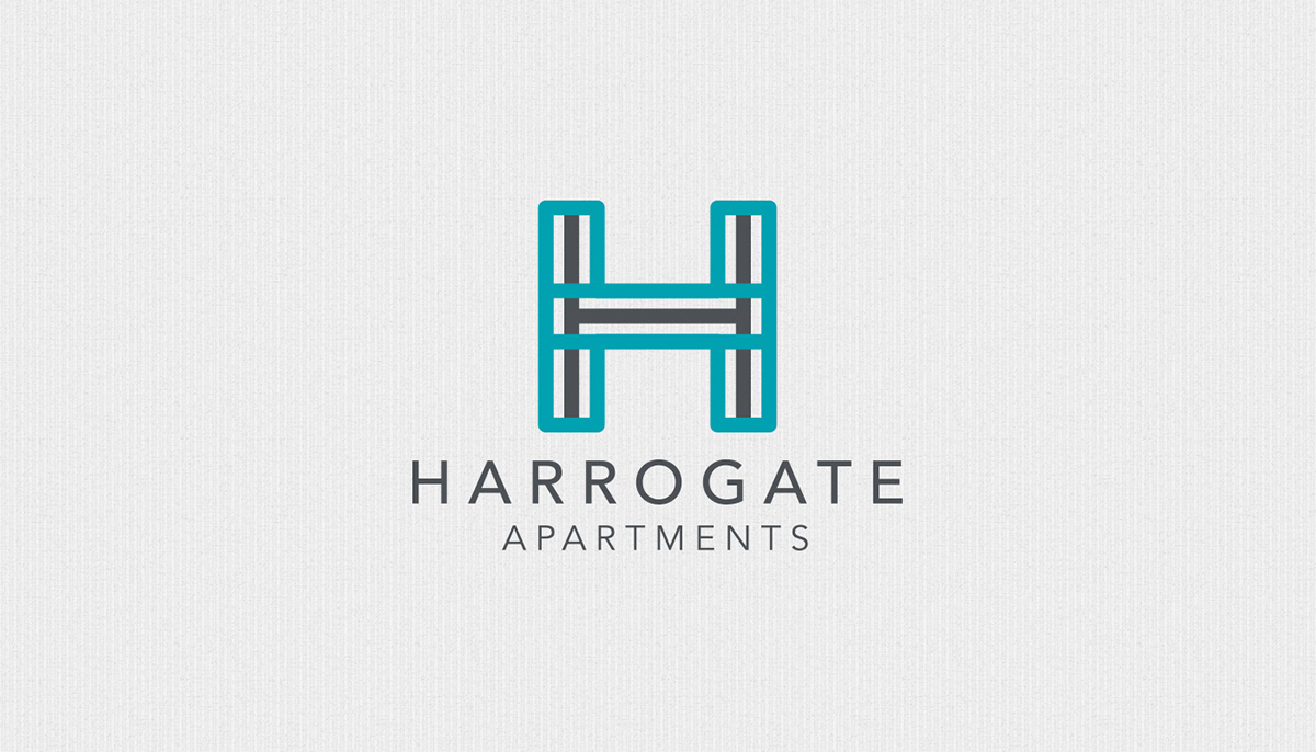 brand logo design housing yorkshire development luxury upmarket modern type