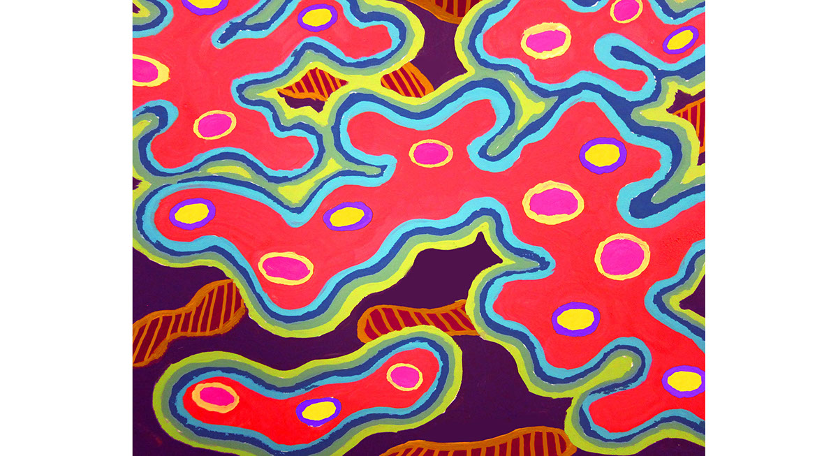 gouache colors pattern