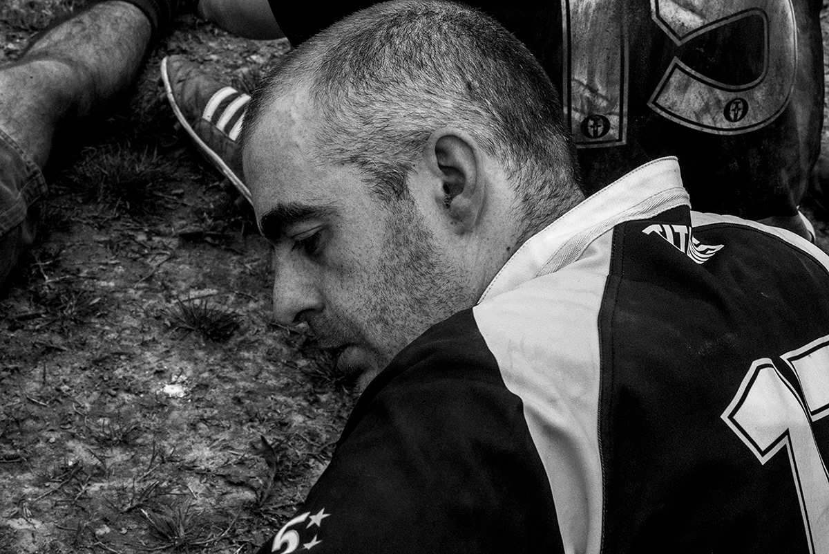 Rugby sport portrait urbino titans people half-time player