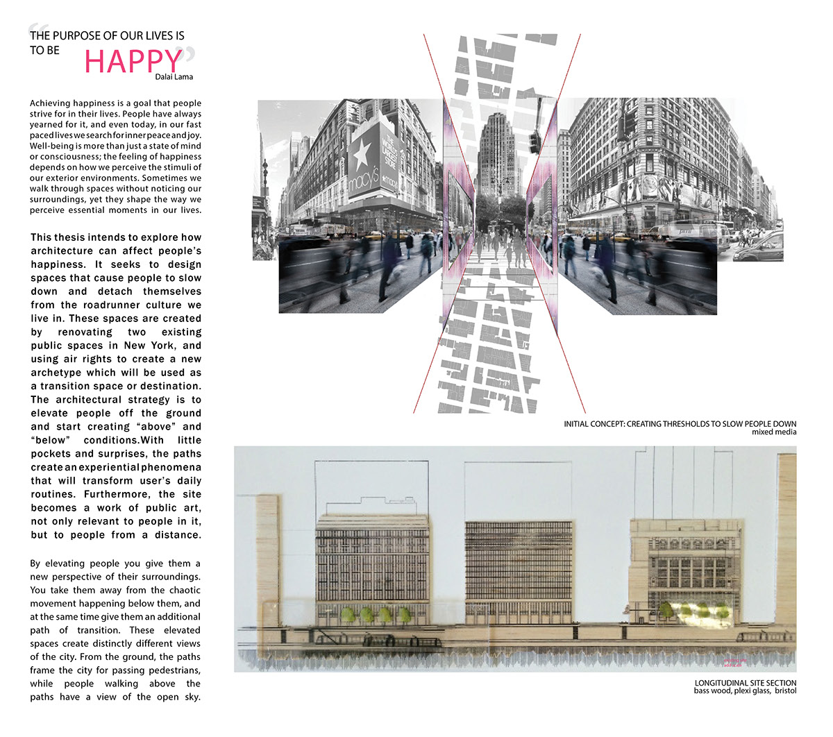 happiness thesis SCAD happy design New York Manhattan Herald Square ideas concepts makingtheworldabetterplace design thinking human centered design