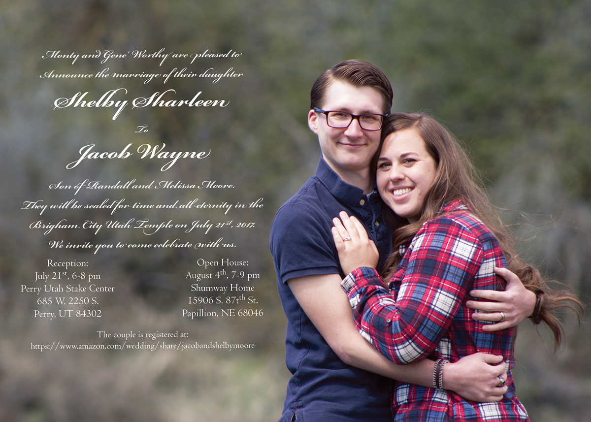Wedding announcement save the date graphic design  typography  