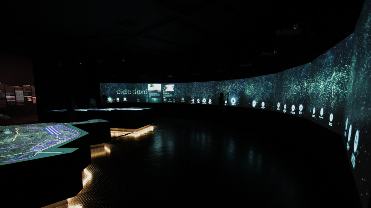 porto maravilha museum scenography Rio de Janeiro touch screen projection superuber
