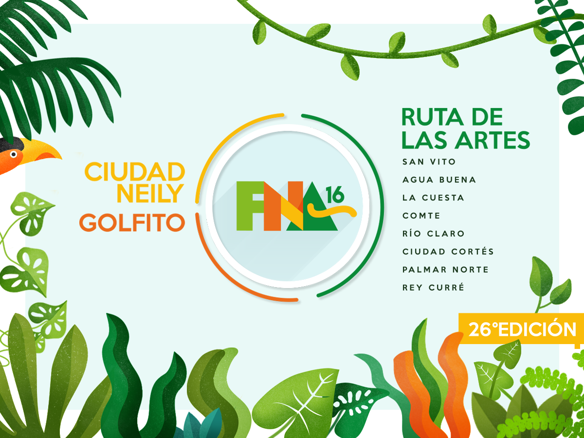 festival arts Costa Rica branding  ILLUSTRATION  art direction  jaguar