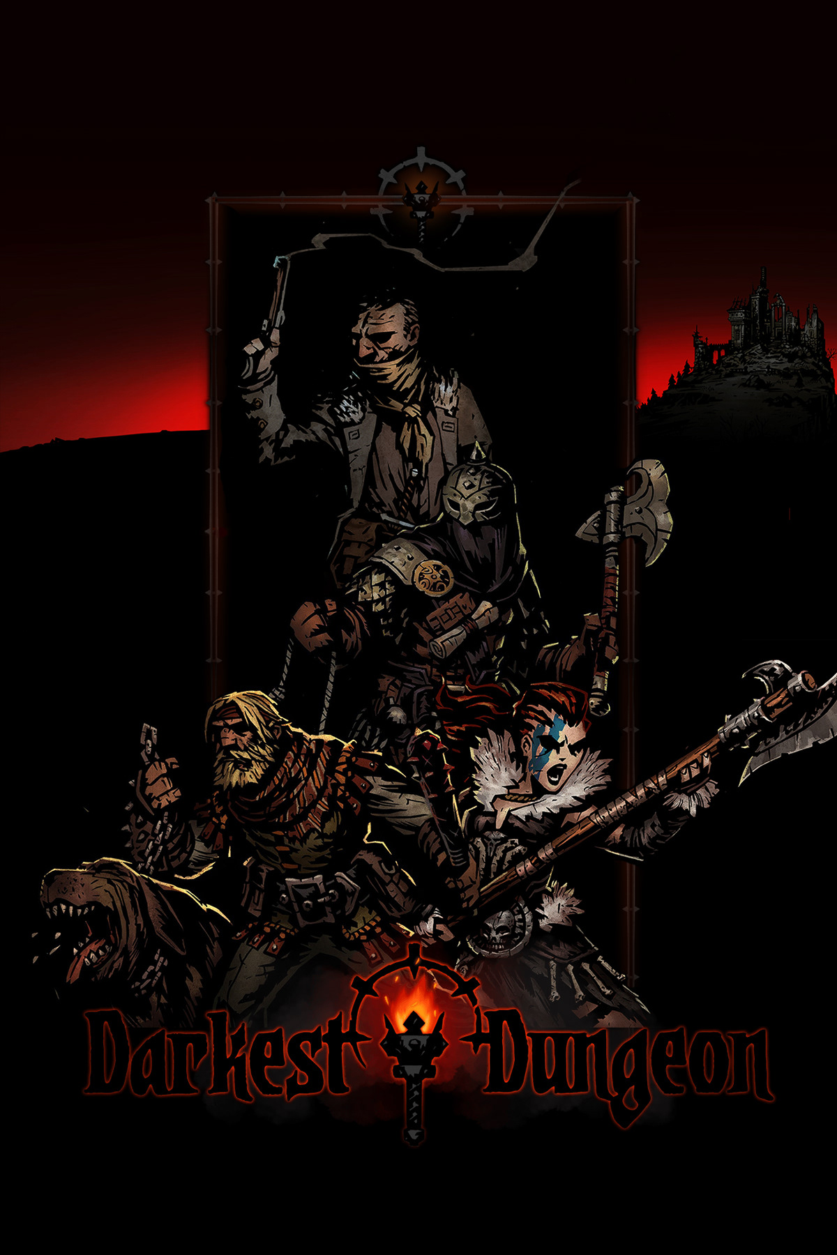 DESIGN / Poster fan Art Darkest Dungeon.