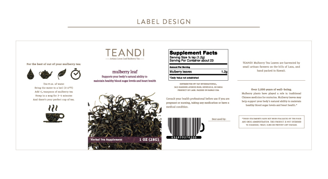 tea FOOD INDUSTRY Food  drink brand logo modern simple clean Tea Packaging Tin Packaging mulberry tea tea leaves color brand guide