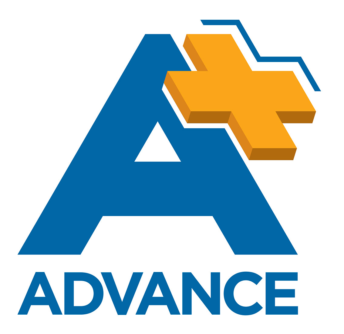 +  A  a plus  A+ Advance logo plus