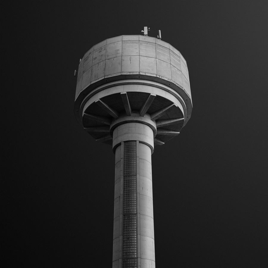 luxembourg water tower towers black and white architecture Photography  Urban city shapes