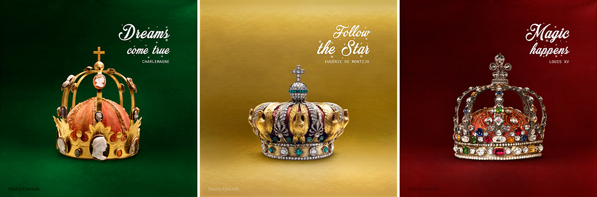 Photography photoshop history Christmas crowns Three Wise Men nativity of jesus louvre museum retouch art direction