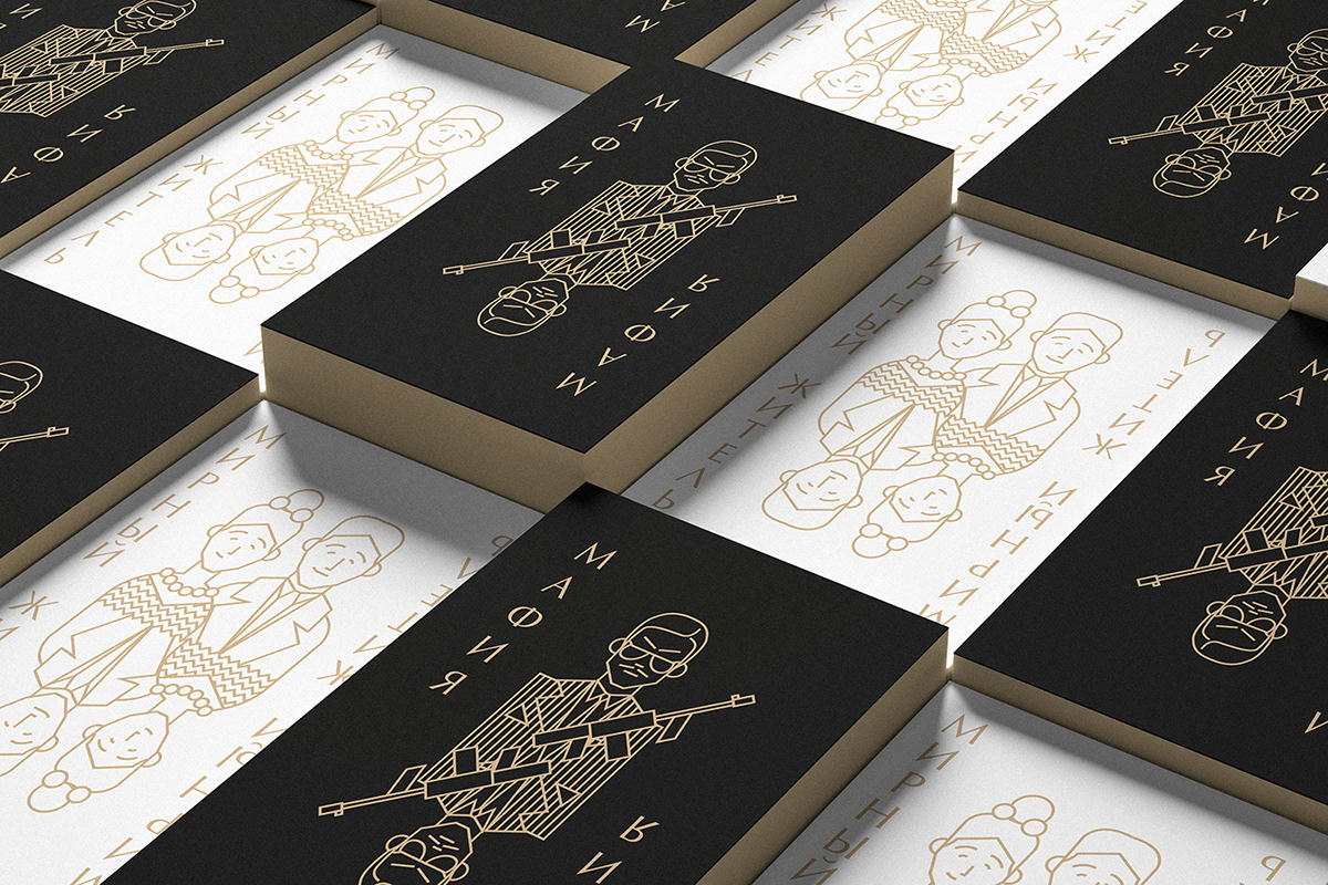 cards concept design game ILLUSTRATION  mafia Playing Cards product vector minimal