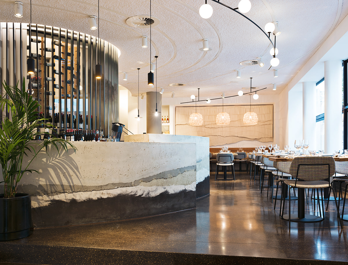 restaurant Interior interior design  brussels Food  earth creneau international design