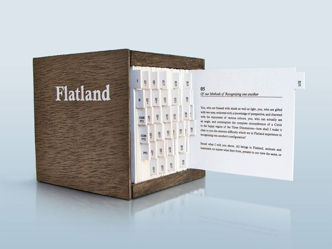 Flatland box book lincoln University wood