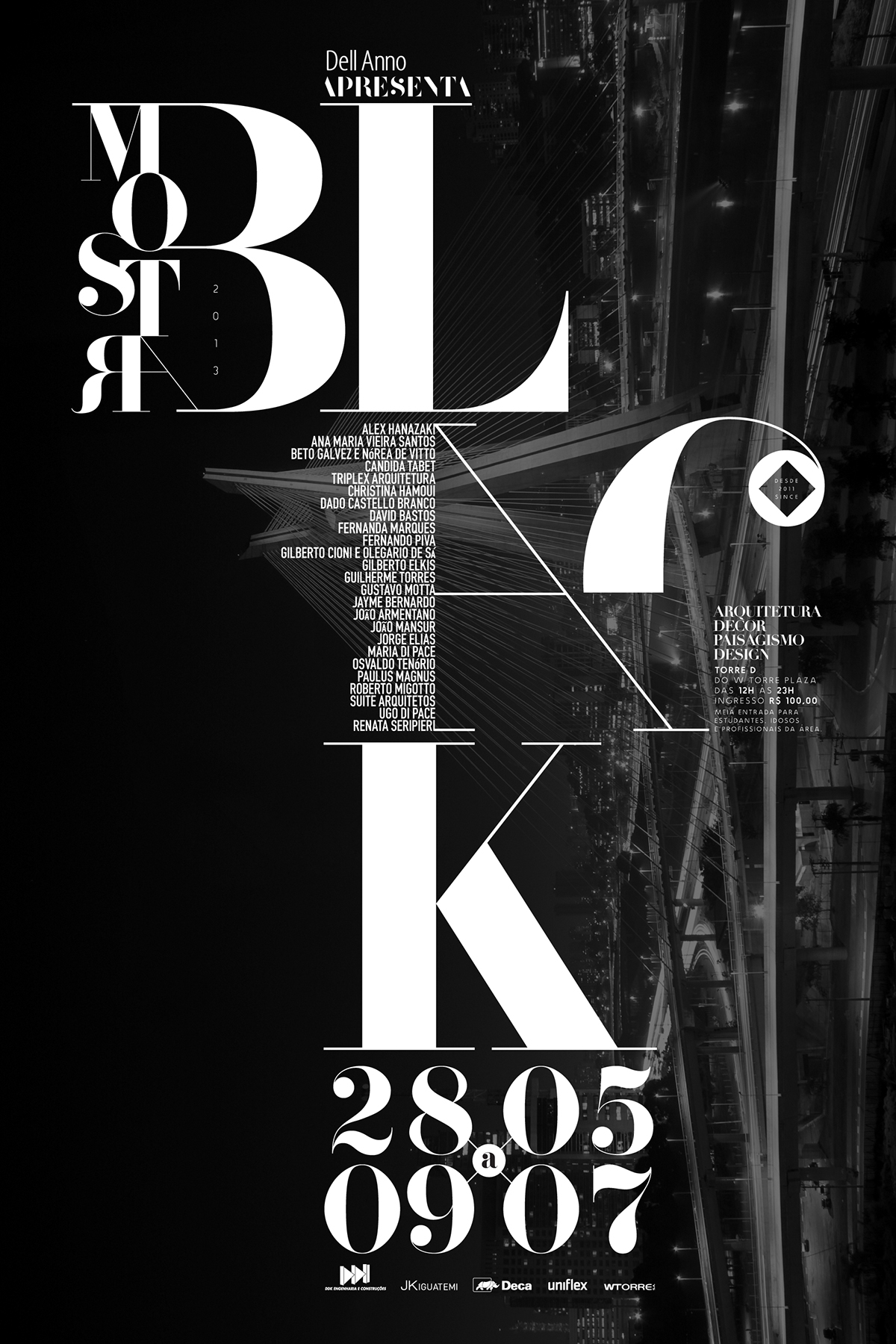 design serif mostra black type