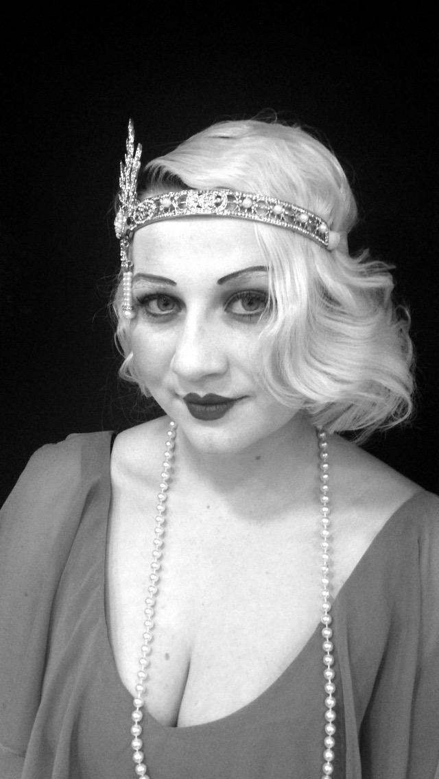 1920's Clara Bow flapper pin curls finger waves Hair and media makeup Makeupbyhollly MUA