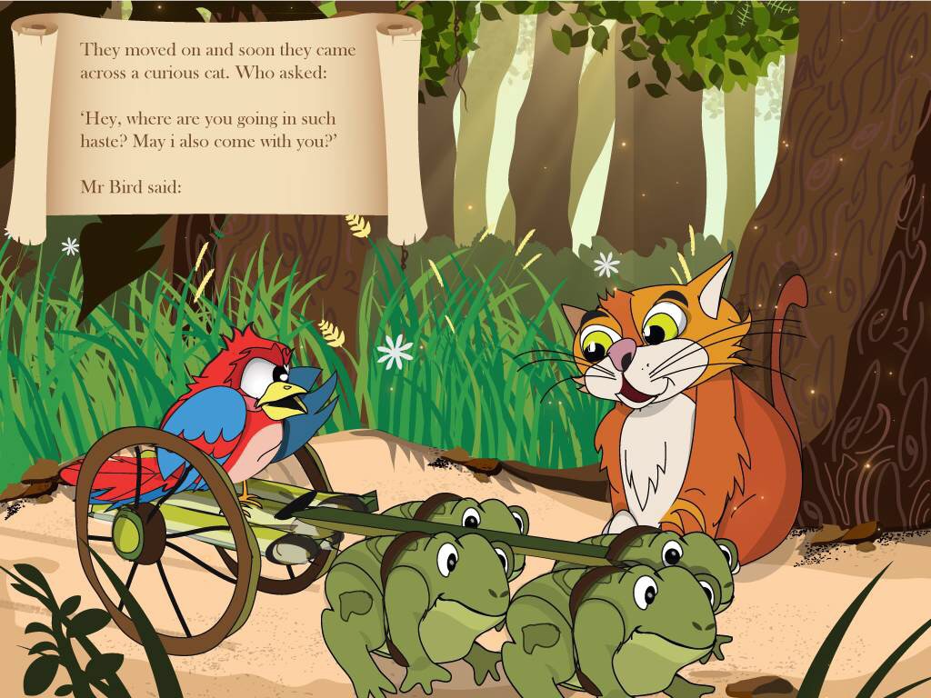 storybook kids ILLUSTRATION  art Digital Art  cute urdu application