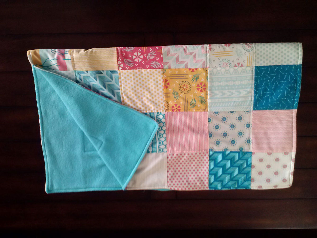 quilt quilting bright sun fabric craft SEW baby blanket handmade
