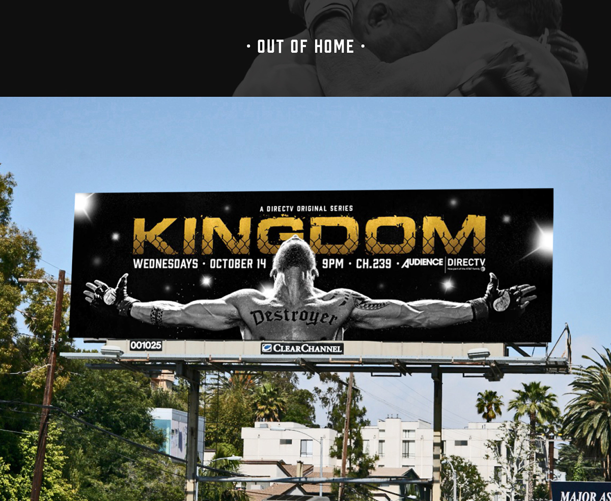 Adobe Portfolio kingdom DirecTV MMA Mixed martial arts tv show hollywood venice beach Television Show AT&T audience network fighting UFC