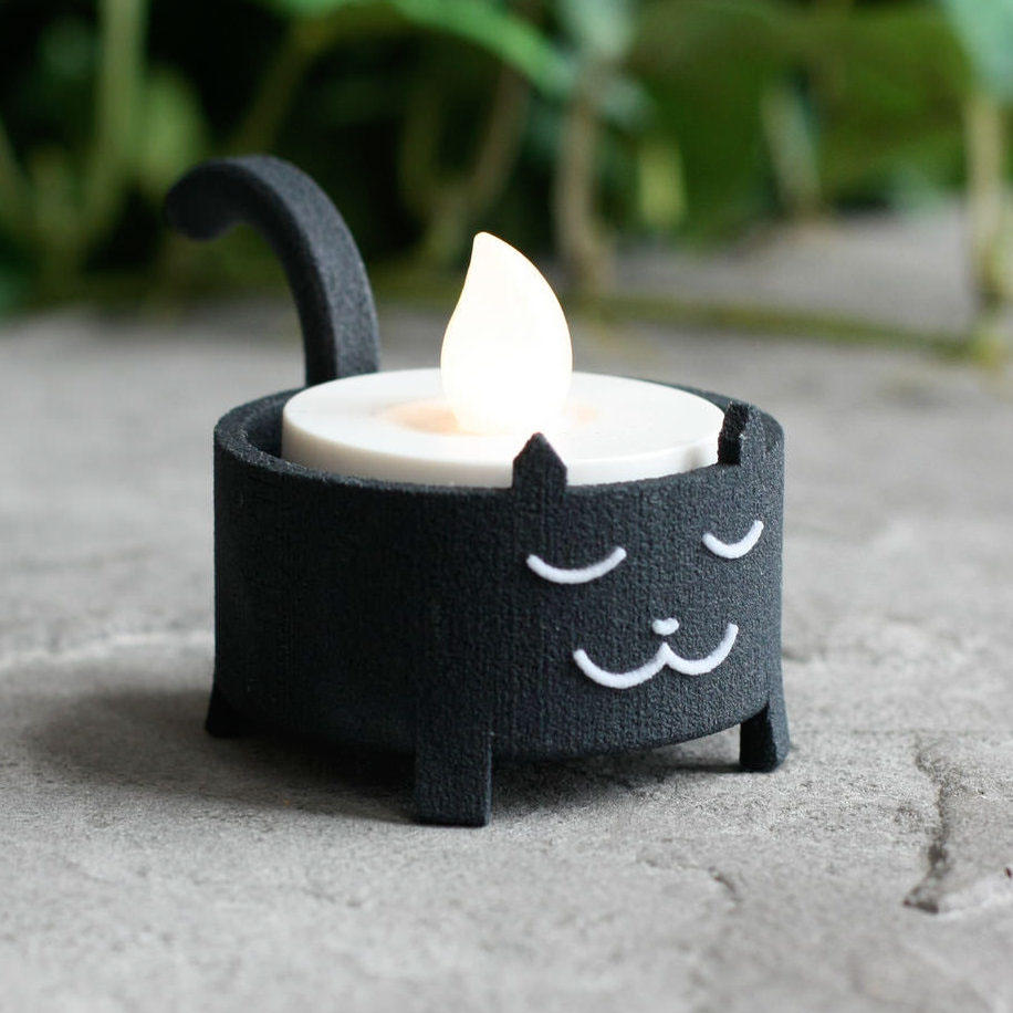 Cat tea light tealight cute