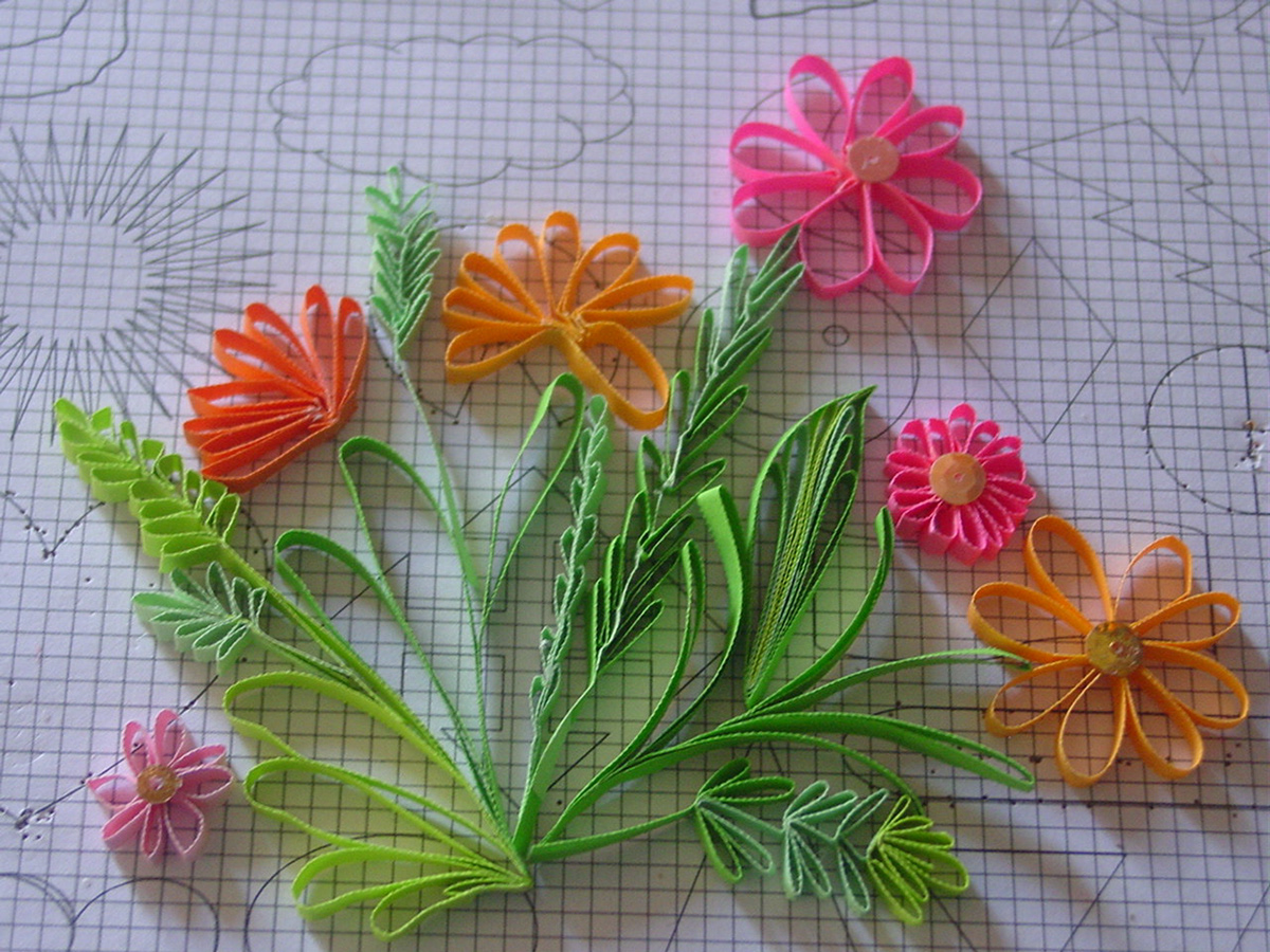 quilling quilled flowers papercraft cards