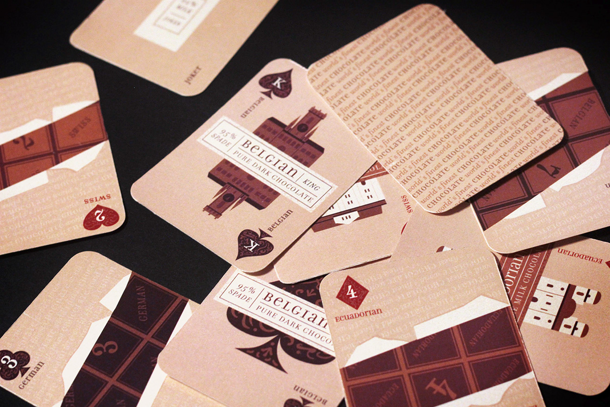Playing Cards deck of cards chocolate