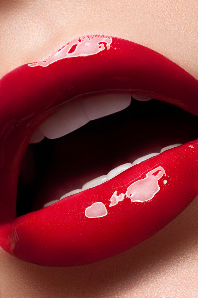 beauty Make Up cosmetics Photography  red lips lipstick eyeshadow