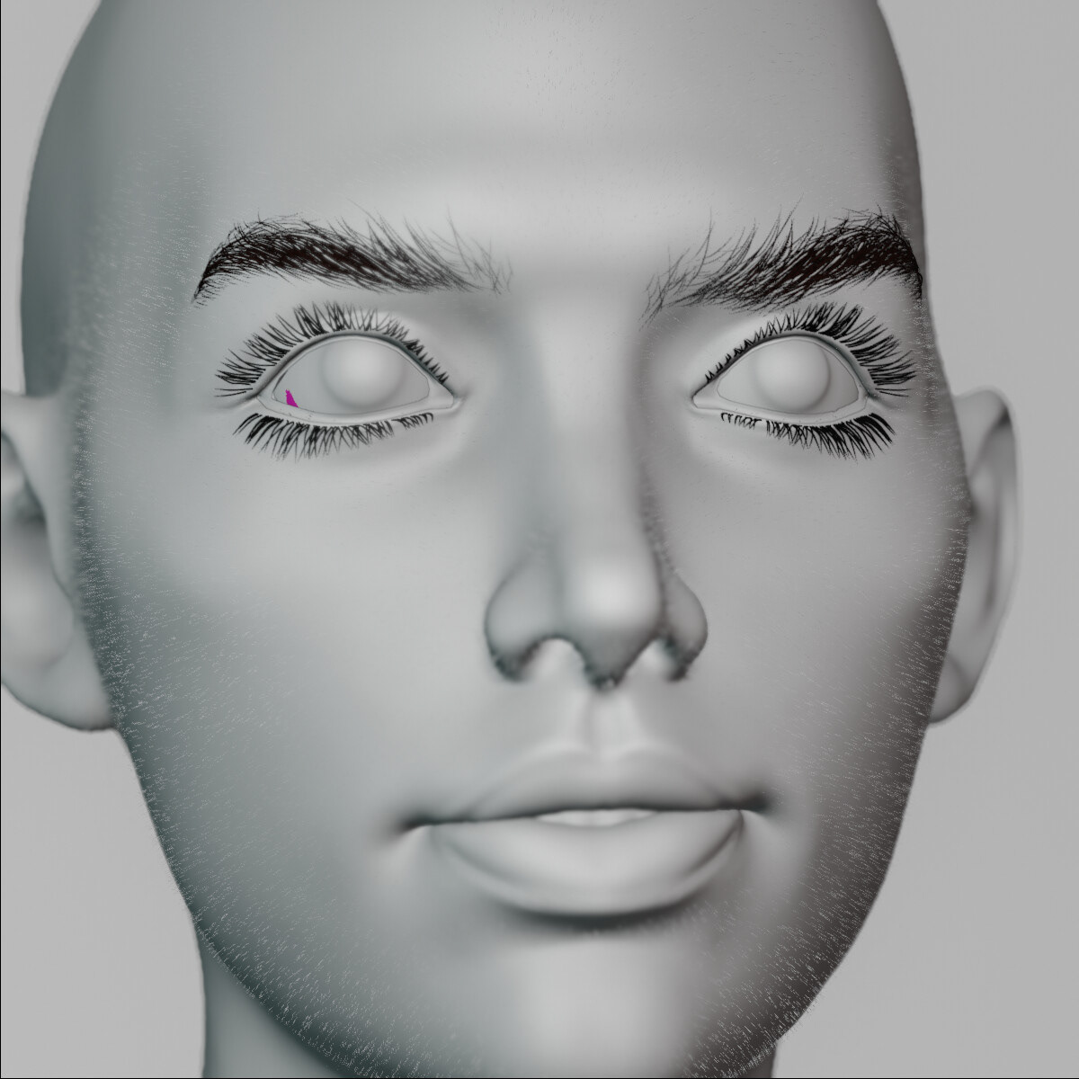 b3d beauty blender Character design  Cycles render human face person Realism