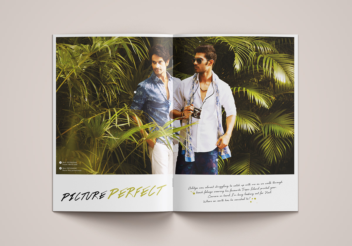 Peter england  summer Catalogue resort success copywriting  Fashion  men formals spring