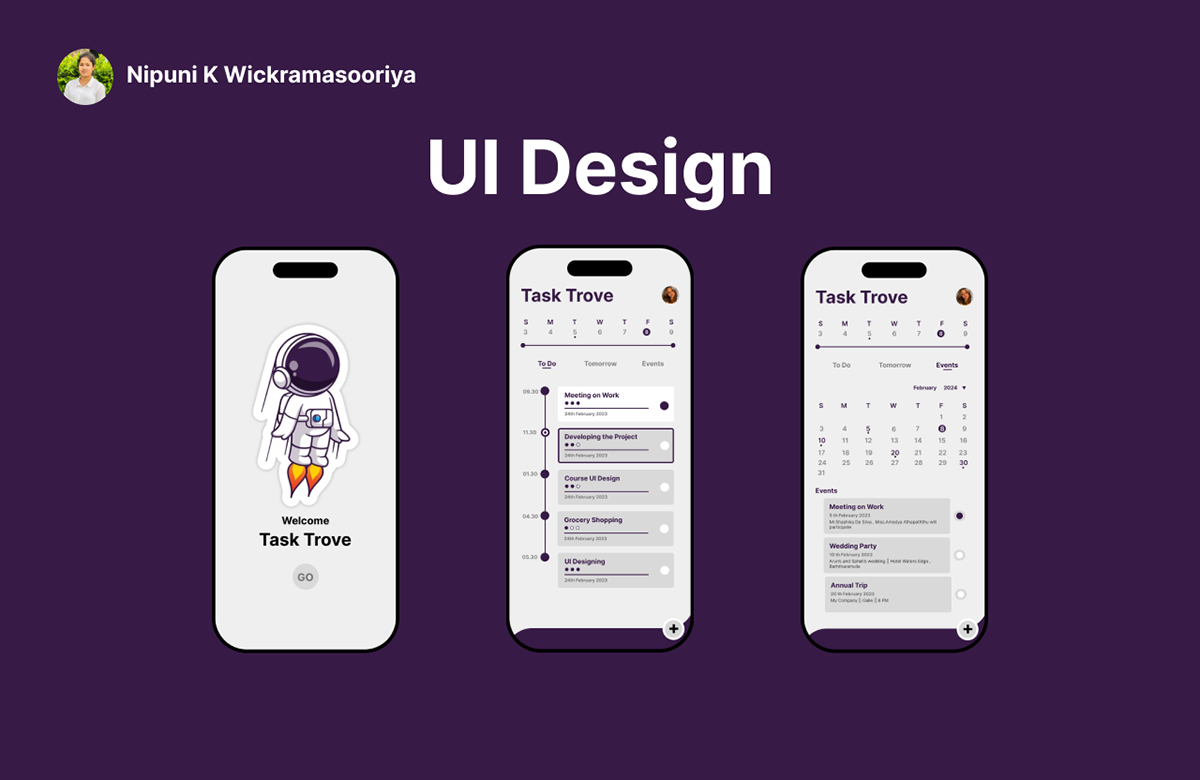 todo todolist mobile design Figma UI/UX ui design ux app design Case Study todolistapp