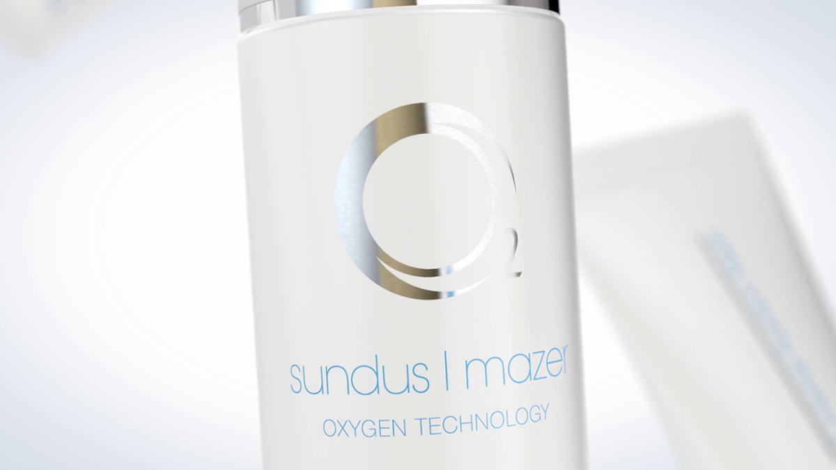 SunDus mazer shampoo lotion bottle design hair serum SILK oxygen cinema4d product care industrial products