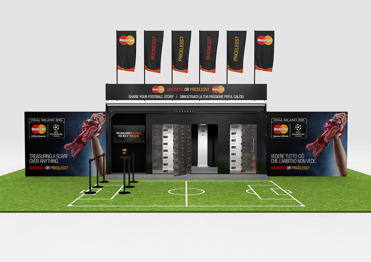Adobe Portfolio mastercard 3D football