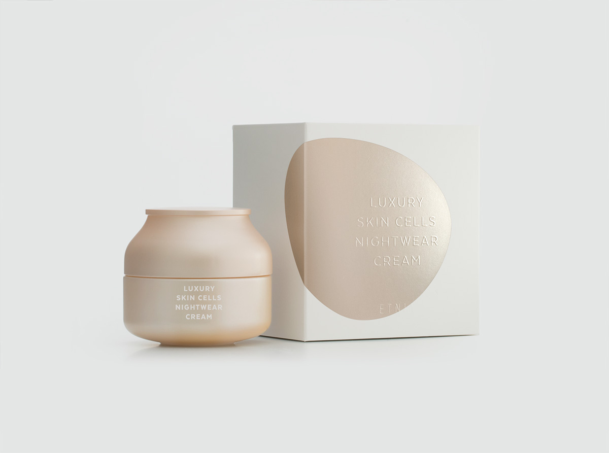 skin care luxury cream stamping embossing premium box container Packaging