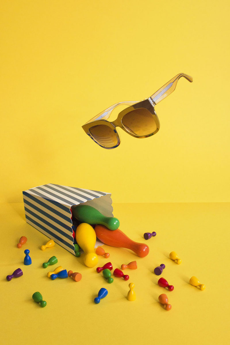 Oxydo Sunglasses still life color helvetica saturation playstation
