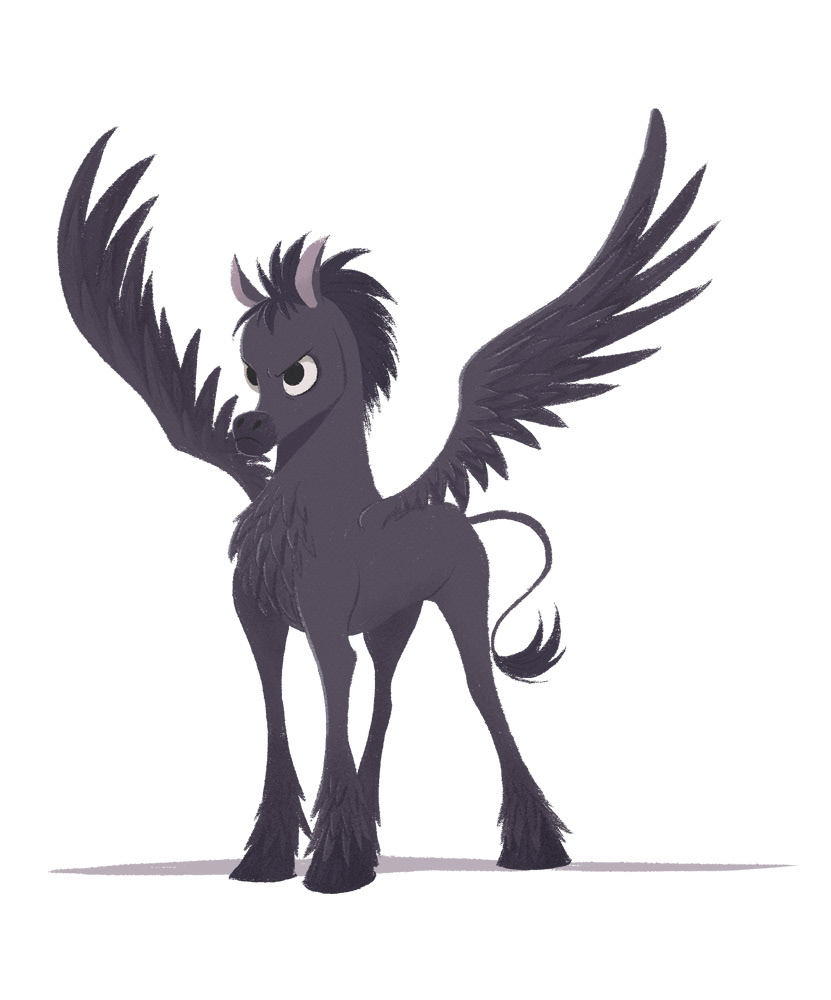 animal Character Character design  dessin foal horse ILLUSTRATION  mythology pegasus sketch