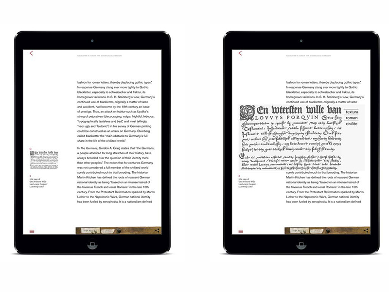 iPad App Blackletter madethis creativecloud