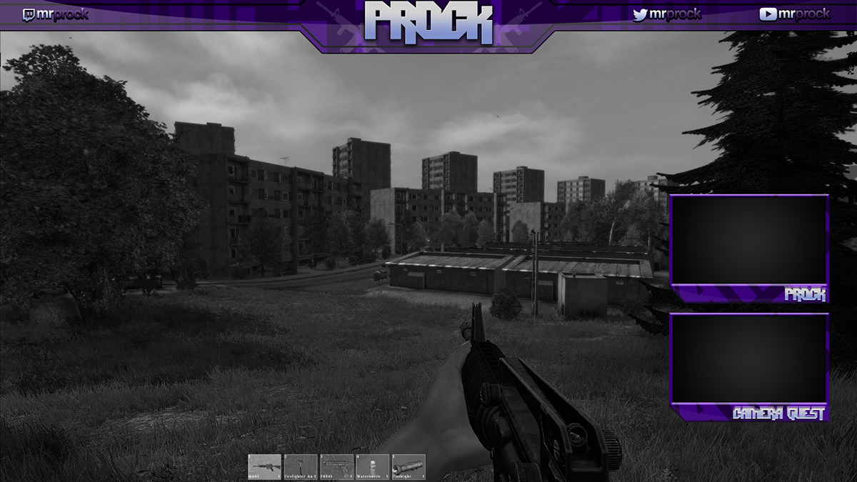 prock Twitch twitter youtube Gaming Overlay