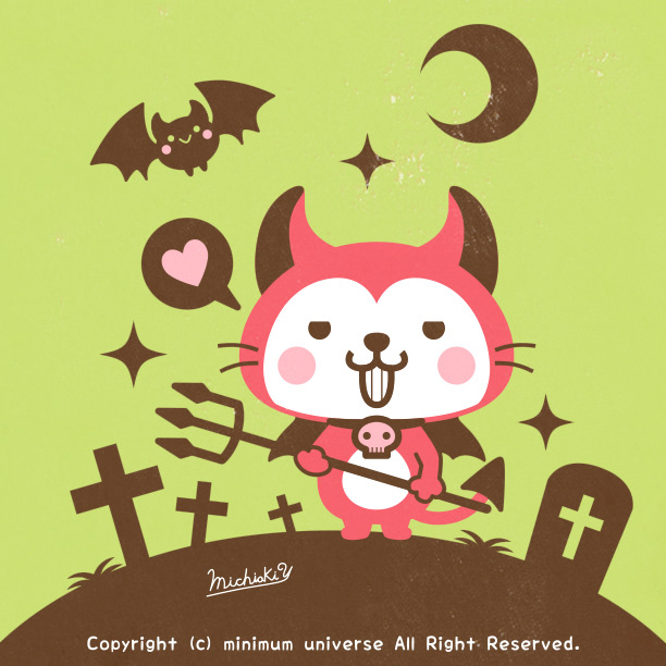 Cat devil bat mouce Halloween xmas animal Character