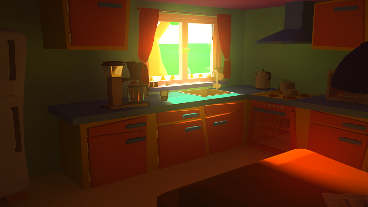 scramble 3D short BrentNew dezpro animations cartoon kitchen objects