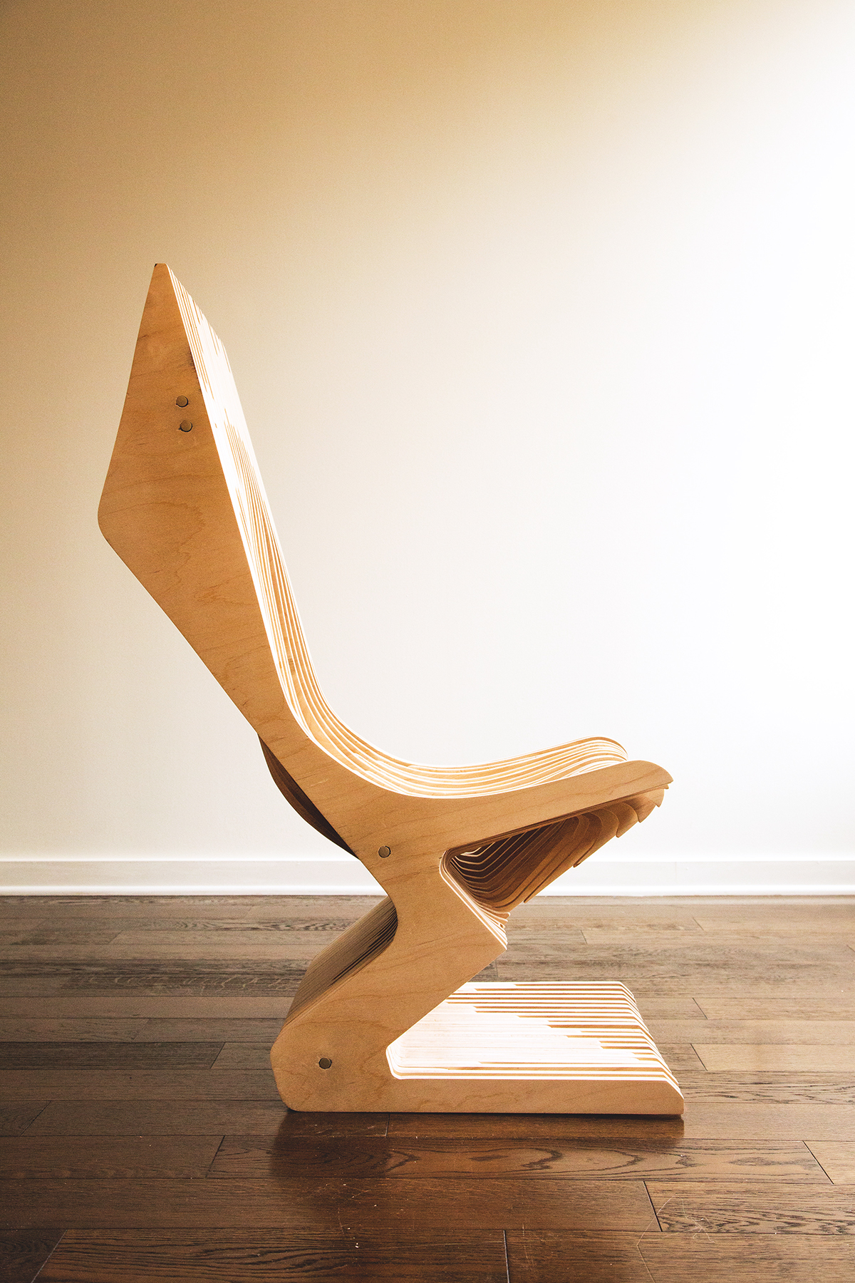 chair lounge fabrication craft wood working  wood