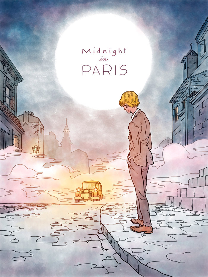 Movies poster Midnight in Paris Cinema woody allen Owen Wilson