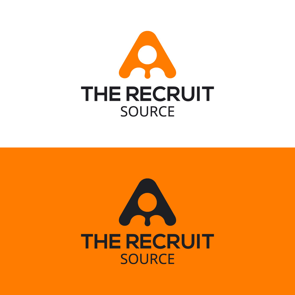 recruit Logo Design Logotype identity designer branding  marketing   recruit logo Recruit Source Source Logo
