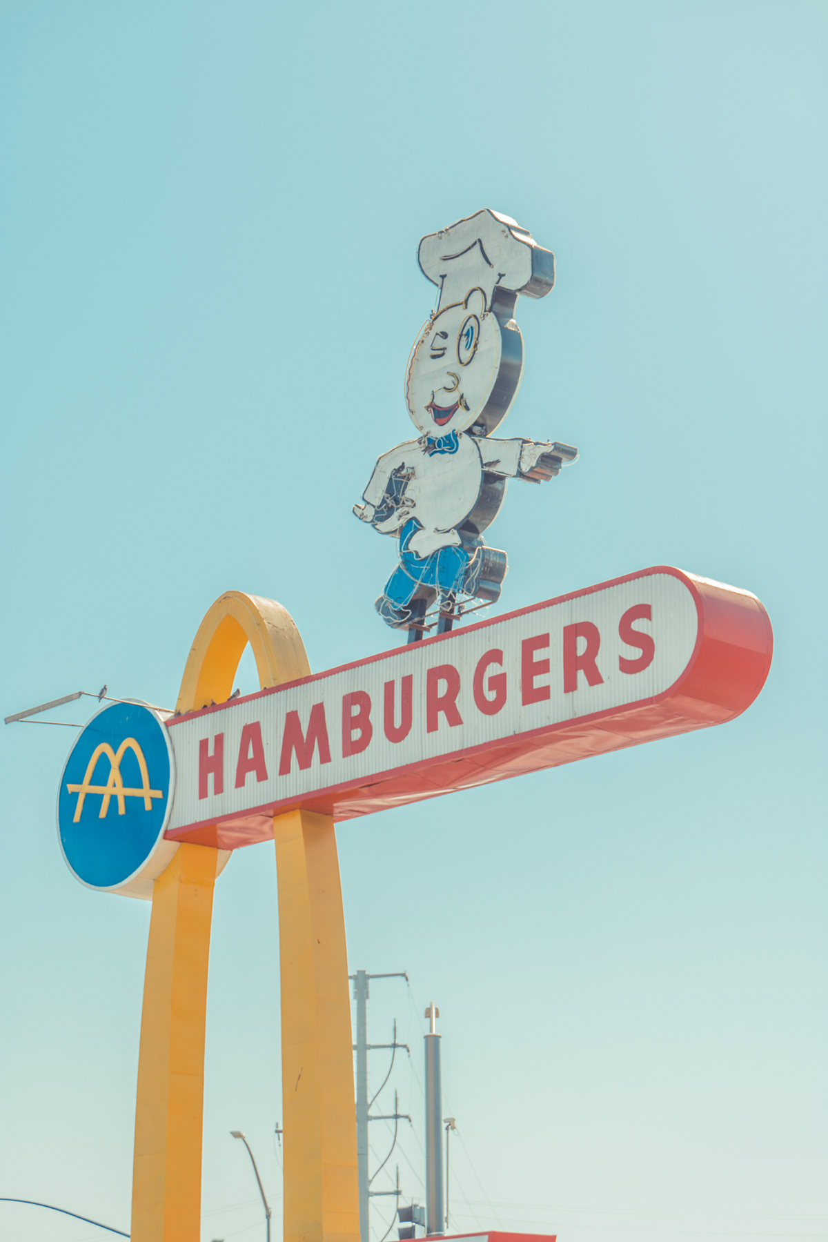 architecture artwork colorful colors franck bohbot McDonalds pictural typography   vintage yellow