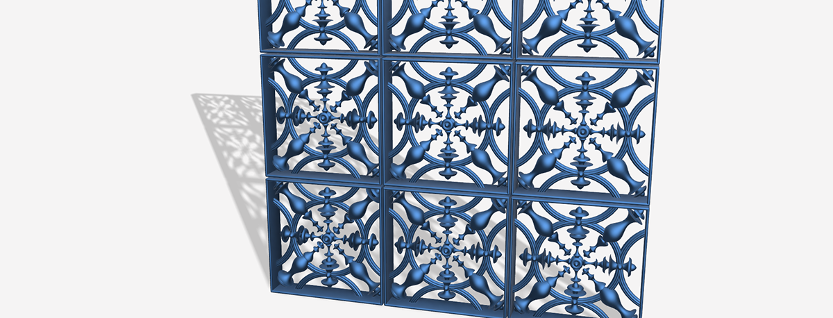 3d print 3d printing design industrial design  interior design  product design  ornaments pattern tiles graphic design 