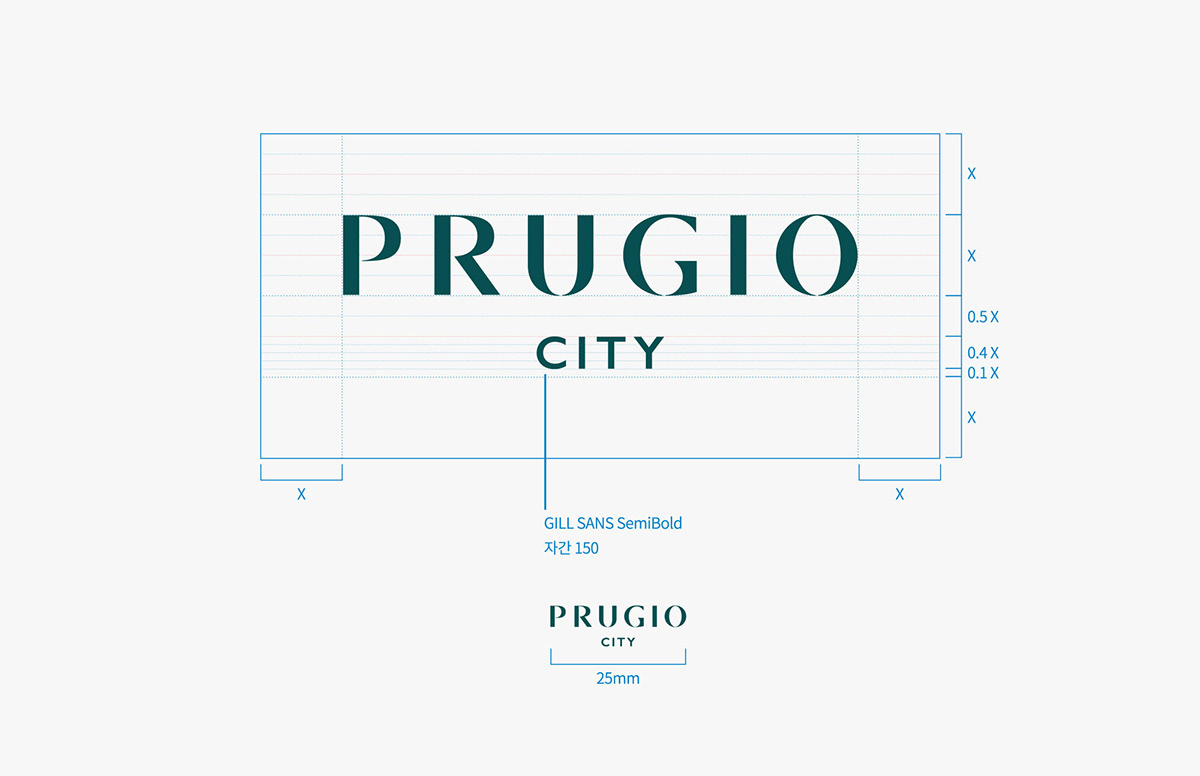 apartment architecture brand branding  daewoo logo Prugio strategy SWNA symbol