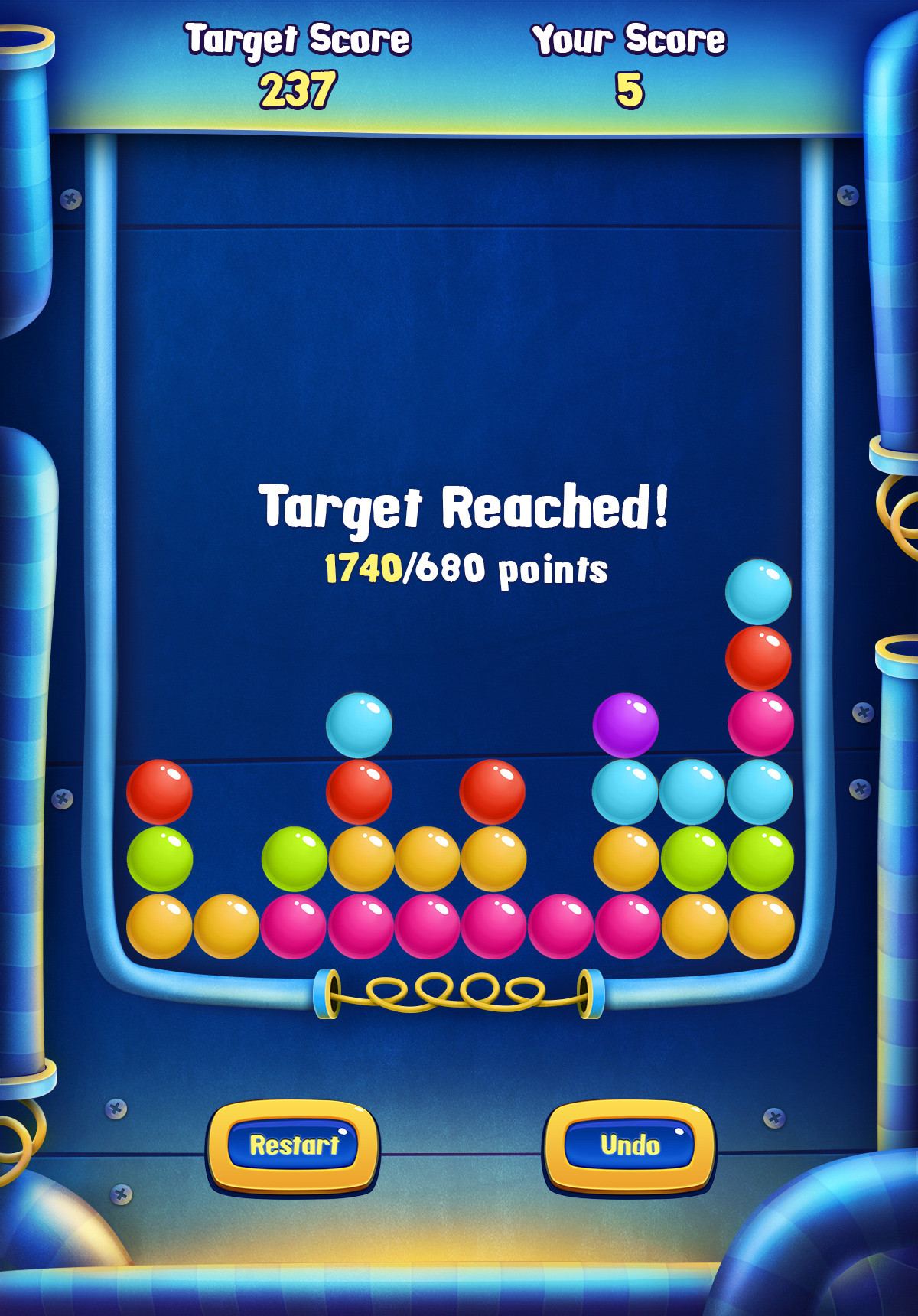 game puzzle bubble Interface background ux/ui button designe