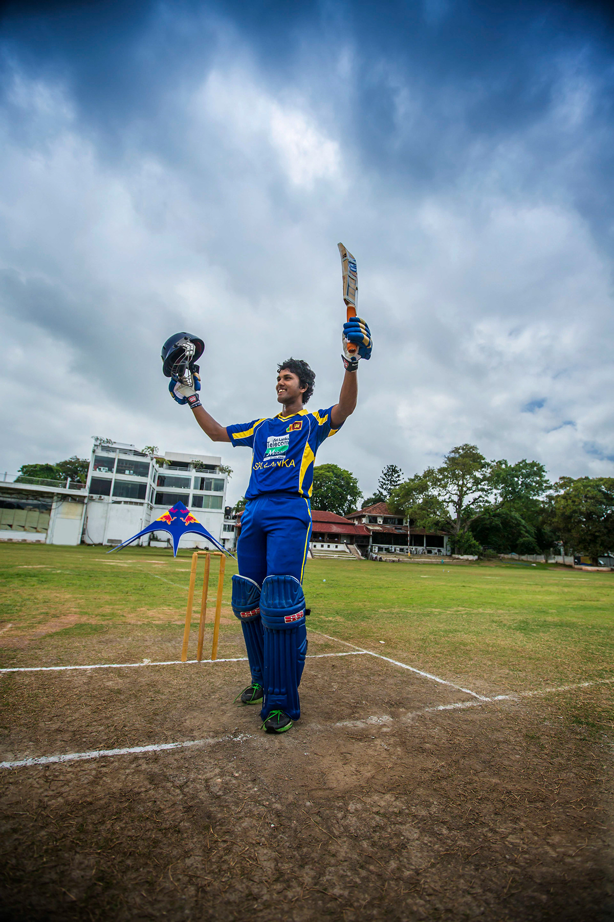 dinesh Chandimal  redbull Cricket can in hand colombo cricket cinnamon lakeside dimitri crusz sports photography action sports
