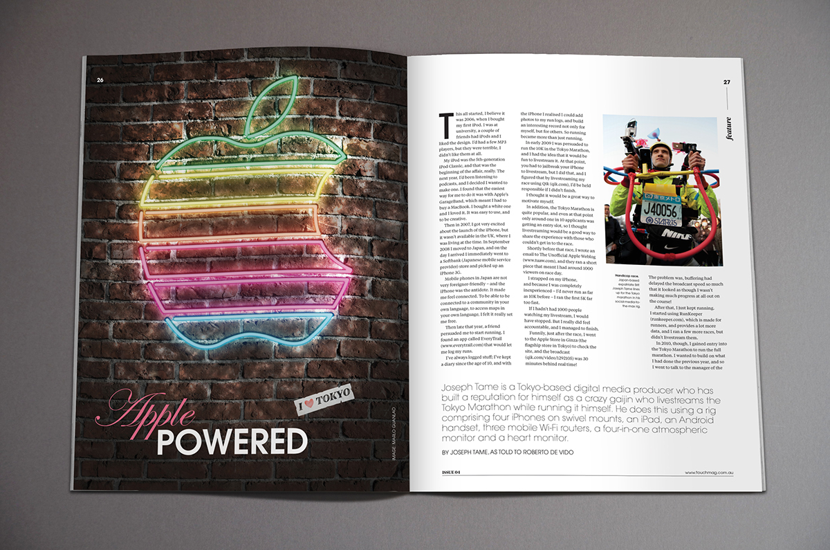 touch  Touch Magazine  Magazine   iOS  apple  Technology  Lifestyle