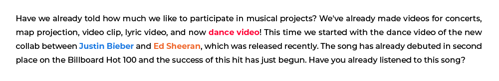 i dont care dance video DANCE   motion vfx Visual Effects  animation  justin bieber ed sheeran taylor cut films