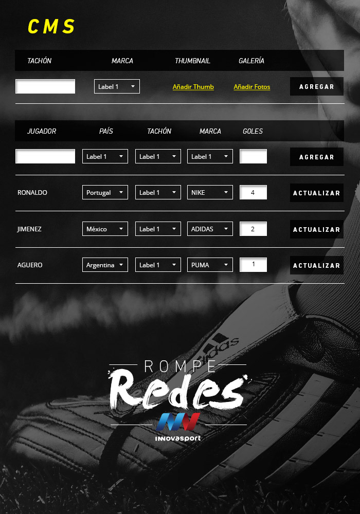 Rompe Redes innova sport Innova México soccer facebook app Social app