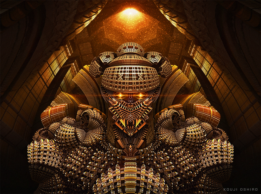 light energy abstract Technology spiritual sci-fi futuristic fractal animation  Mandala