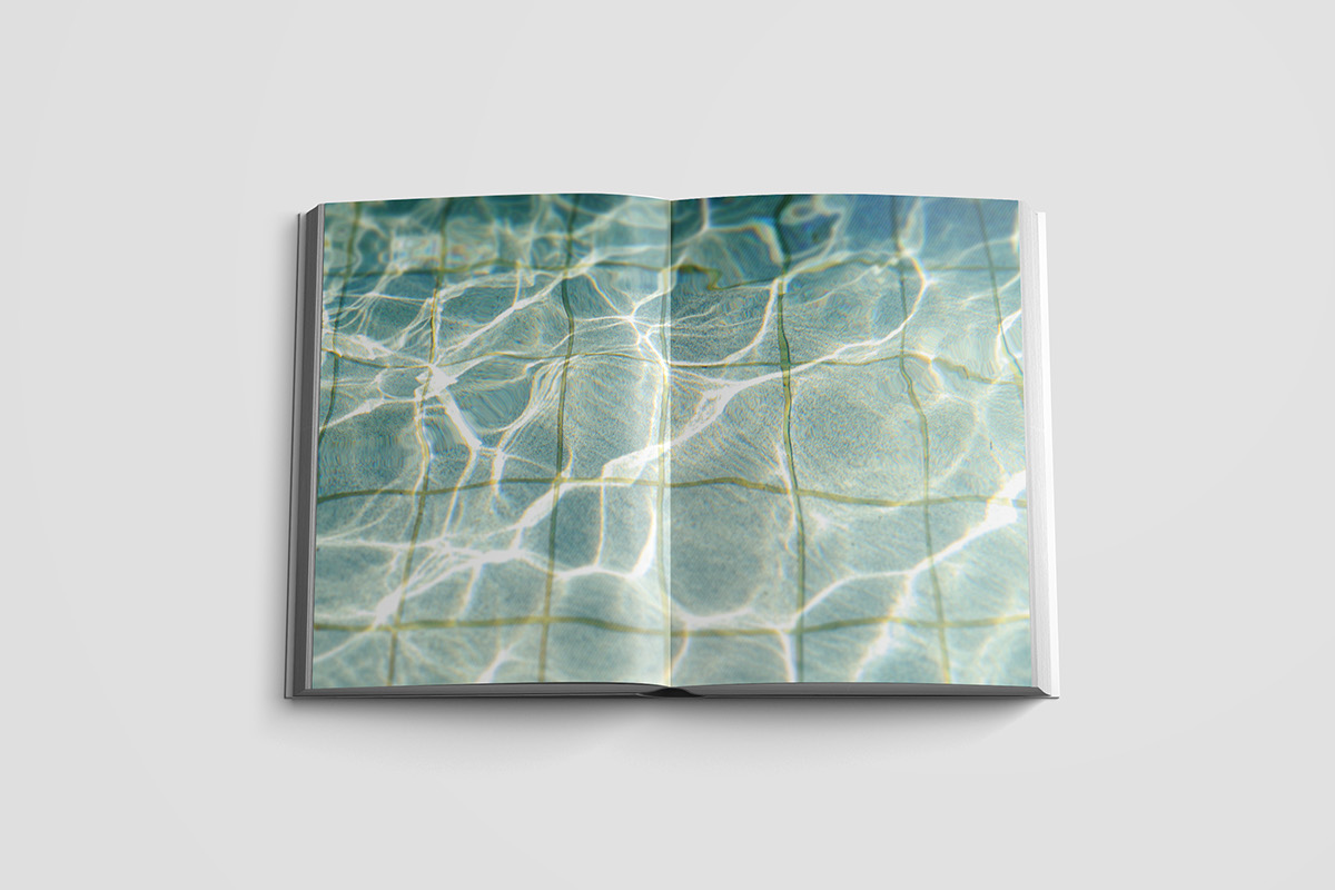 water Layout book bookcover type